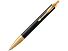 Шариковая ручка Parker IM Premium Black GT, стержень: M, цвет чернил: blue, в подарочной упаковке.