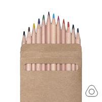 Цветные карандаши KINDERLINE middle,12 цветов, бежевый
