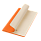 Блокнот Alpha slim, оранжевый
