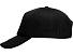 Бейсболка с сеткой Newport, черный