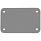 Лейбл из ПВХ Kreta, S, серый