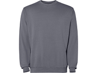 Свитшот Jaya унисекс, серо-голубой выстиранный