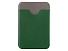 Чехол-картхолдер Favor на клеевой основе на телефон для пластиковых карт и и карт доступа, темно-зеленый