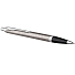 Ручка шариковая Parker IM Essential Stainless Steel CT, серебристая с черным