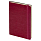 Ежедневник недатированный Boomer, А5,  бордовый, кремовый блок в линейку, без обреза, бордовый