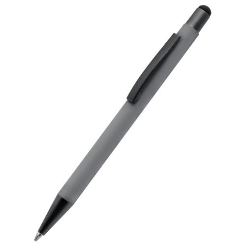 Ручка металлическая Story софт-тач, Светло-серый