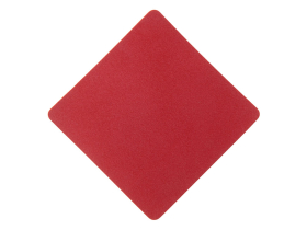ПАТЧ РОМБ nubuk (красный) 7,6 х 7,6 см