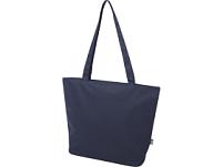 Эко-сумка на молнии «Panama», 20 л, цвет: синий, черный