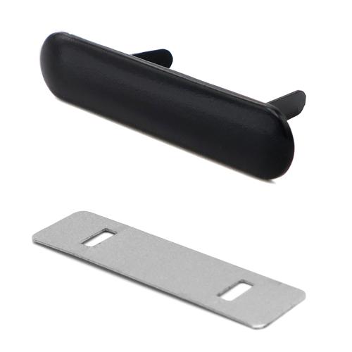 Шильд металлический (5.1*1, Чёрный матовый никель