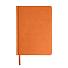 Ежедневник недатированный Bliss,  формат А5, в линейку, оранжевый
