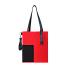 Шоппер Superbag Color (красный с чёрным)