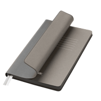 Ежедневник Moon river недатированный, серый