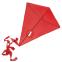 Воздушный змей "РОМБ", ярко-красный