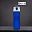 Бутылка для воды AqualityBottle (синий)