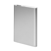 Универсальный аккумулятор Al 4 (4000 мАч), серебристый, 11х6.9х0,98 см, серебристый