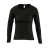 Футболка женская с длинным рукавом MAJESTIC, черный