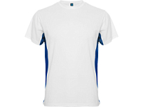 Спортивная футболка Tokyo мужская, белый/королевский синий