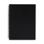 Блокнот на пружине VALLE, Чёрный