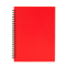 Блокнот на пружине VALLE, Красный