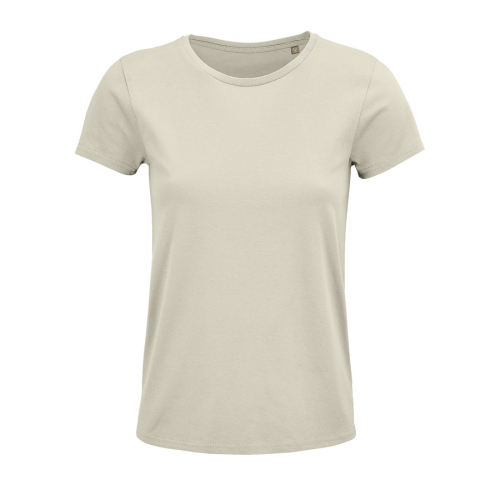 Футболка женская CRUSADER WOMEN 150 из органического хлопка, бежевый