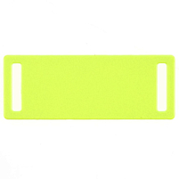 Шильдик металлический Kova, желтый неон