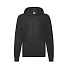 Толстовка без начеса LIGHTWEIGHT HOODED SWEAT 240, черный