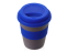 Стакан с силиконовой крышкой Cafe, темно-синий