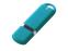 USB-флешка на 64 ГБ 3.0 USB, с покрытием soft-touch, голубой