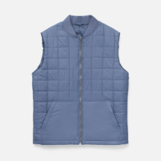 Жилет унисекс Warmbridge, синий (джинс)