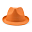 Шляпа DUSK, Оранжевый
