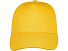 Бейсболка Memphis детская 165 гр, желтый