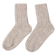 Носки вязаные НАСВЯЗИ© шерсть/акрил, бежевый
