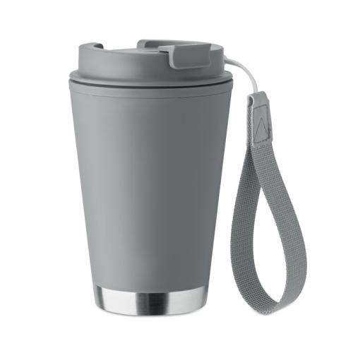 Double wall tumbler 300ml, каменный серый