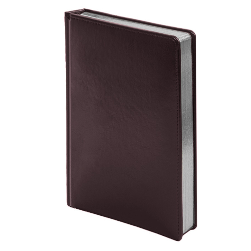 Ежедневник недатированный Joy, формат А5, в линейку, бордовый