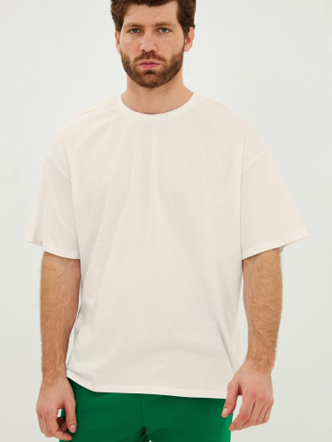 Футболка Oversize Premium, молочно-белая