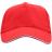 Бейсболка 5-панельная ERIS, Красный