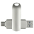 Флеш накопитель USB 3.0 + TYPE C Cupertino, серебристый матовый