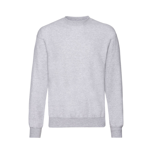 Свитшот с начесом CLASSIC SET-IN SWEAT 280, серый меланж