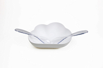 МИСКА ДЛЯ САЛАТА CLOUD, Белый жемчуг