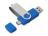 USB3.0/USB Type-C флешка на 16 Гб Квебек C, синий
