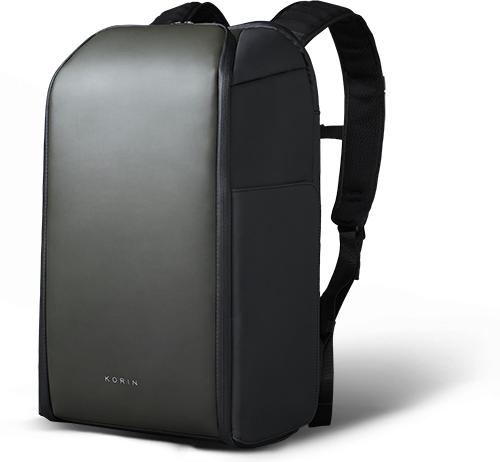 Рюкзак FlipPack 47х30х17 см, темно-зеленый/черный