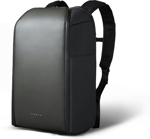 Рюкзак FlipPack 47х30х17 см, темно-зеленый/черный