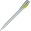 Ручка шариковая из экопластика KIKI ECOLINE, рециклированный пластик, серый, светло-зеленый