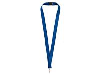 Ремешок на шею с карабином Бибионе, темно-синий