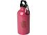 Одностенная бутылка для воды с карабином Oregon, изготовленная из нержавеющей стали, сертифицированной по стандарту RCS, объемом 400 мл - Фуксия