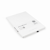 Блокнот линованный Pininfarina из каменной бумаги в мягкой обложке, А5, белый