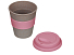 Стакан с силиконовой крышкой Cafe, dust pink