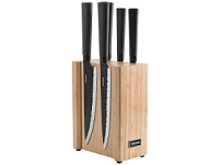 Набор из 5 кухонных ножей на магнитном блоке, NADOBA, серия HORTA Набор из 5 кухонных ножей на магнитном блоке, NADOBA, серия HORTA