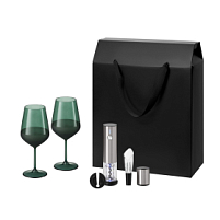 Подарочный набор Emerald, Vintaro (2 бокала + набор для вина)