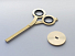 Настольные ножницы на магнитной подставке SCISSORS GOLD золотые